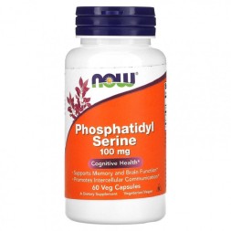 БАДы для мужчин и женщин NOW Phosphatidyl Serine 100 mg   (60 vcaps)