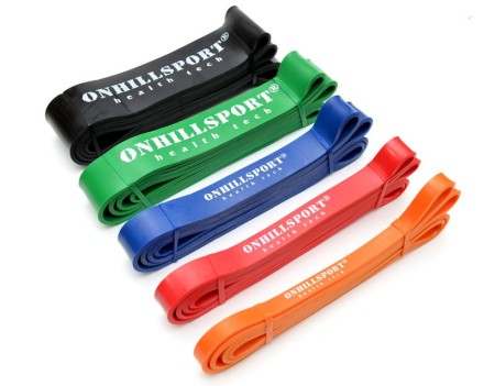 Резинки для фитнеса OnhillSport Латексная петля для фитнеса 2080 (63 мм) 25-70 кг  ()
