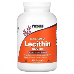 Лецитин NOW NOW Lecithin 1200 mg 400 softgels  (400 softgels)