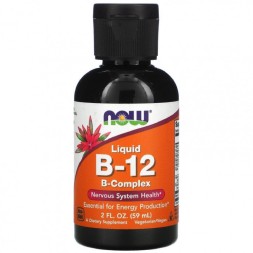 Витамины группы B NOW B-12 B-Complex Liquid   (59ml.)