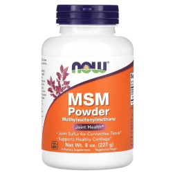 БАДы для мужчин и женщин NOW MSM Powder  (227g)