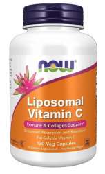 Отдельные витамины NOW Liposomal Vitamin C   (120 vcaps)