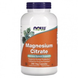 Минералы NOW Magnesium Citrate 134 mg  (180 softgels)