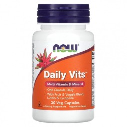 Комплексы витаминов и минералов NOW Daily Vits  (30 caps.)