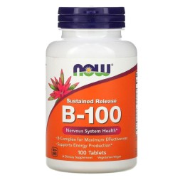 Комплексы витаминов и минералов NOW B-100   (100 таб)