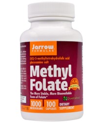 Минералы Jarrow Formulas Methyl Folate 1000 mcg   (100 vcaps)