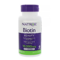 Витамины группы B Natrol Biotin 10,000 мкг  (100 таб)