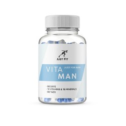 Комплексы витаминов и минералов Just Fit Vita Man  (90 таб)