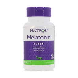 БАДы для мужчин и женщин Natrol Melatonin 1 мг  (90 таб)