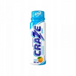 Предтрены 6PAK Nutrition CRAZE Shot  (80 ml)