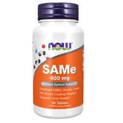 БАДы для мужчин и женщин NOW SAMe 400 mg  (60 таблеток)